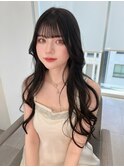 黒髪ロング_ネビージュこなれミディ