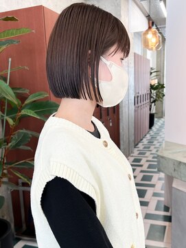 ノエ(noe) ボブ×ブラウンベージュ