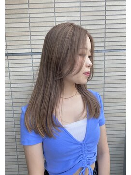 ハイプ(HYPE) 【藤沢横浜】ブリーチなしダブルカラー/ミルクティーベージュ