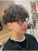 波巻きパーマツイストスパイラルパーマメンズマッシュパーマ