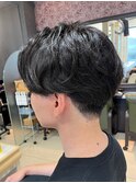 メンズカット 大人パーマ 20代30代40代50代 フレアマッシュ