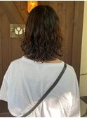 ニュアンスパーマ　デジパ　ミディスタイル