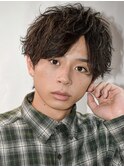 束感マッシュツーブロック刈り上げ王道ラウンドマッシュ韓国