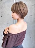 学割 ブリーチなしダブルカラー ブリーチ 髪質改善 ボブ840