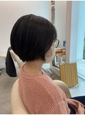 黒髪ショートボブ