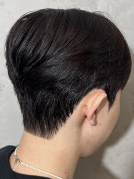 ノラ ヘアーサロン(NORA HAIR SALON) 韓国シースルーマッシュ黒髪マッシュカルマパーマダウンパーマ