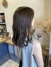 前髪カット＋全体ブレンドカラー＋酸熱メテオトリートメント
