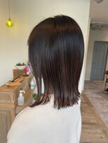 ハクバイジェービー 稲毛(hak by jb)&nbsp;ボブルフ/小顔/ワンレン/ネビージュ/黒髪/白髪ぼかし[稲毛駅]