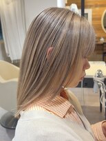 サロンドジョー(salon de joe)&nbsp;ケアブリーチダブルカラーインナーカラーハイトーン髪質改善