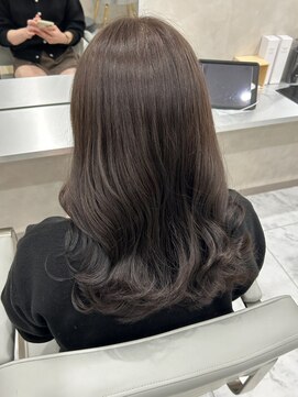 キング(K!ng) 縮毛矯正髪質改善ハイライトレイヤーカット楠葉美容室エクステ