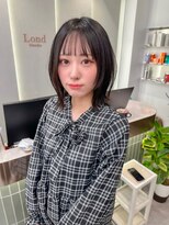 ロンド ブランシュ 錦糸町北口(Lond blanche)&nbsp;ミニウルフレイヤーカット顔周りカット前髪カット韓国ボブ錦糸町