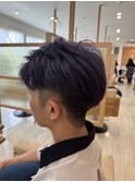 20代 k-popアイドル 透明感アッシュヴァイオレット