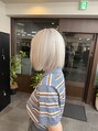 エンブリーチ バイ タグ 樟葉(enn. bleach by t.a.g)&nbsp;ブリーチ4回寒色ホワイト