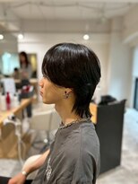 ソイクフ 高田馬場店(SOY-KUFU)&nbsp;20代30代40代◎似合わせブルーブラックフェザーパーマウルフ