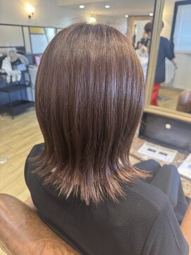 ラポール(RAPPORT) ホワイトグレージュ/デジタルパーマ/チェリーブラウン/蟹江