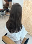 【NOA】透明感ダークグレージュ×レイヤースタイル
