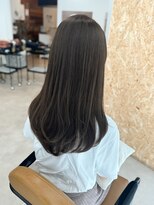 ノア 三宮店(NOA)&nbsp;【NOA】透明感ダークグレージュ×レイヤースタイル