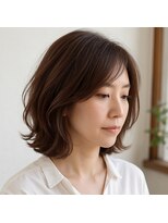 スープレックス ヘアーデザイン(SOUPREX HAIR DESIGN)&nbsp;エレガントミディアムボブ　20代 30代 40代 50代 60代 髪質改善