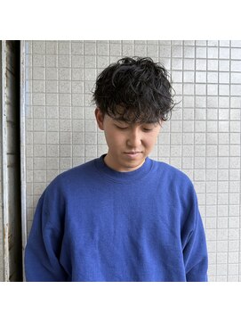 イツモノトコロ(kami to zakka) 【イツモノトコロ】メンズ黒髪シャドウパーマ♪