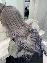 ラピス 池袋(Lapis) グレー&インナーネイビーブルー