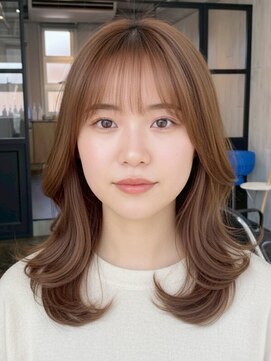 ブラウンベージュカラー