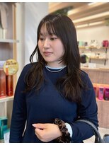 リサプラン(RISA plan)&nbsp;ロングレイヤー/レイヤーカット/韓国風/ブラウン/西新/百道浜