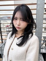 コアレス キョウト(COALESS kyoto)&nbsp;韓国ヘア/レイヤーカット/顔まわりカット/Instagram @ken__gucci