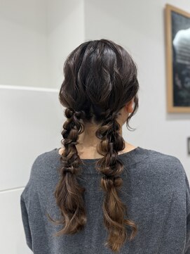 ジュール アヴェダ(Jour AVEDA) ヘアセット/編みおろし