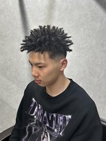 心斎橋 カイ(X)&nbsp;スパイキーアフロ/刈り上げ