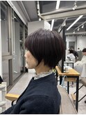 ショート/ショートボブ/丸みショート