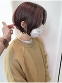 大人かわいいマッシュショート小顔