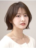 まとまる◎小顔見えナチュラルくびれボブ