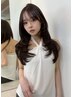 ★土日・祝日限定★ 顔周りカット+ケアカラー+MILBONトリートメント