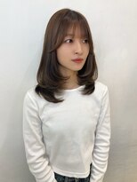 アクシス 栄店(`AXIS)&nbsp;森崎ワンホンレイヤー/ミルクティーブロンド/ダークブルー/栄