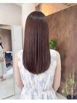 零秒女髪 千里丘店&nbsp;髪質改善で叶える上品な艶ロングヘアカラー艶髪美髪艶カラー艶感