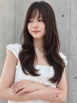 シーシンジュク 新宿南口(Sea shinjuku)&nbsp;ワンホンレイヤ ー×ダークブルー[デジタルパーマ/ボブ/韓国]