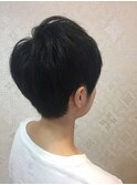 ツーブロックショート