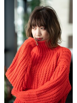 オースティン 門前仲町(AUSTIN) AUSTIN☆外ハネボブアッシュブラウンネオウルフツイストパーマ