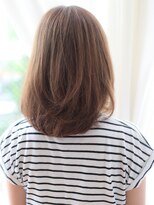 銀座大人可愛いまとまるミディアムボブベージュブラウン
