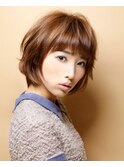 大人可愛い20代30代40代小顔ショートボブ