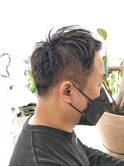 MEN'S HAIR  センターパート ツイストスパイラル 韓国マッシュ