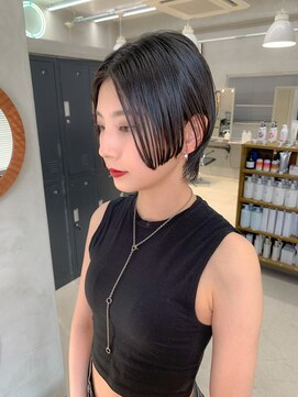 テトヘアー(teto hair) ハンサムウルフ、ウルフカット、モード、黒髪
