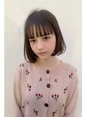 10代20代30代40代 デジタルパーマでワンカールボブ　藤沢