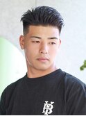 スキンフェード　スリックバック