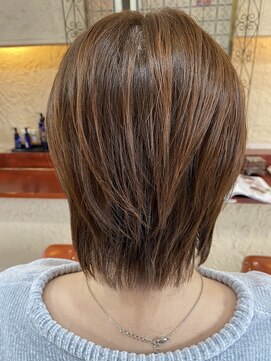 ギミック ヘア ファクトリー(gimmick hair factory) オフィスで浮かない外国人風カラー