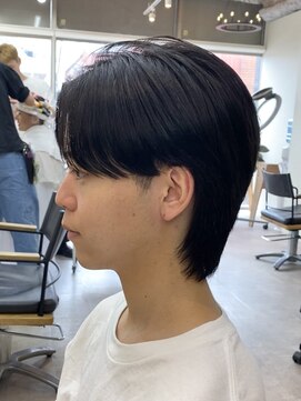 ガレージ バイ グリーン 原宿 表参道(Garage by green) 【JINKI】ニュアンスセンターパート×くびれウルフ