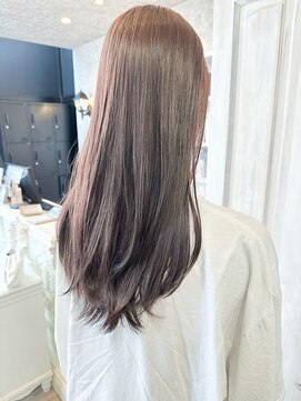 キャアリー(Caary) 福山市美容室caary人気パープルカラー髪質改善トリートメント