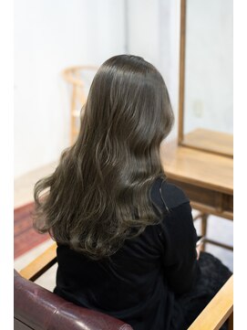 アリー 原宿 表参道(ALLY) [ALLY松村]ブリーチなしオリーブグレージュ10代／20代