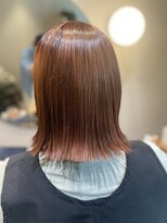 ギュルン(gronn)&nbsp;gronn オレンジカラー×ぷつボブ