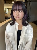 ライリー(riley)&nbsp;フェイスフレーミングカラーパープル